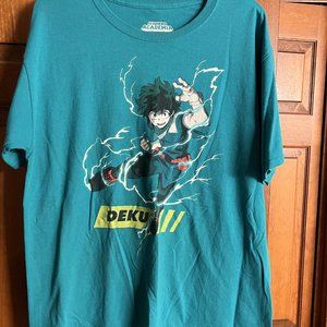 Set of 2 Men's Sz L My Hero Academia T-shirts
